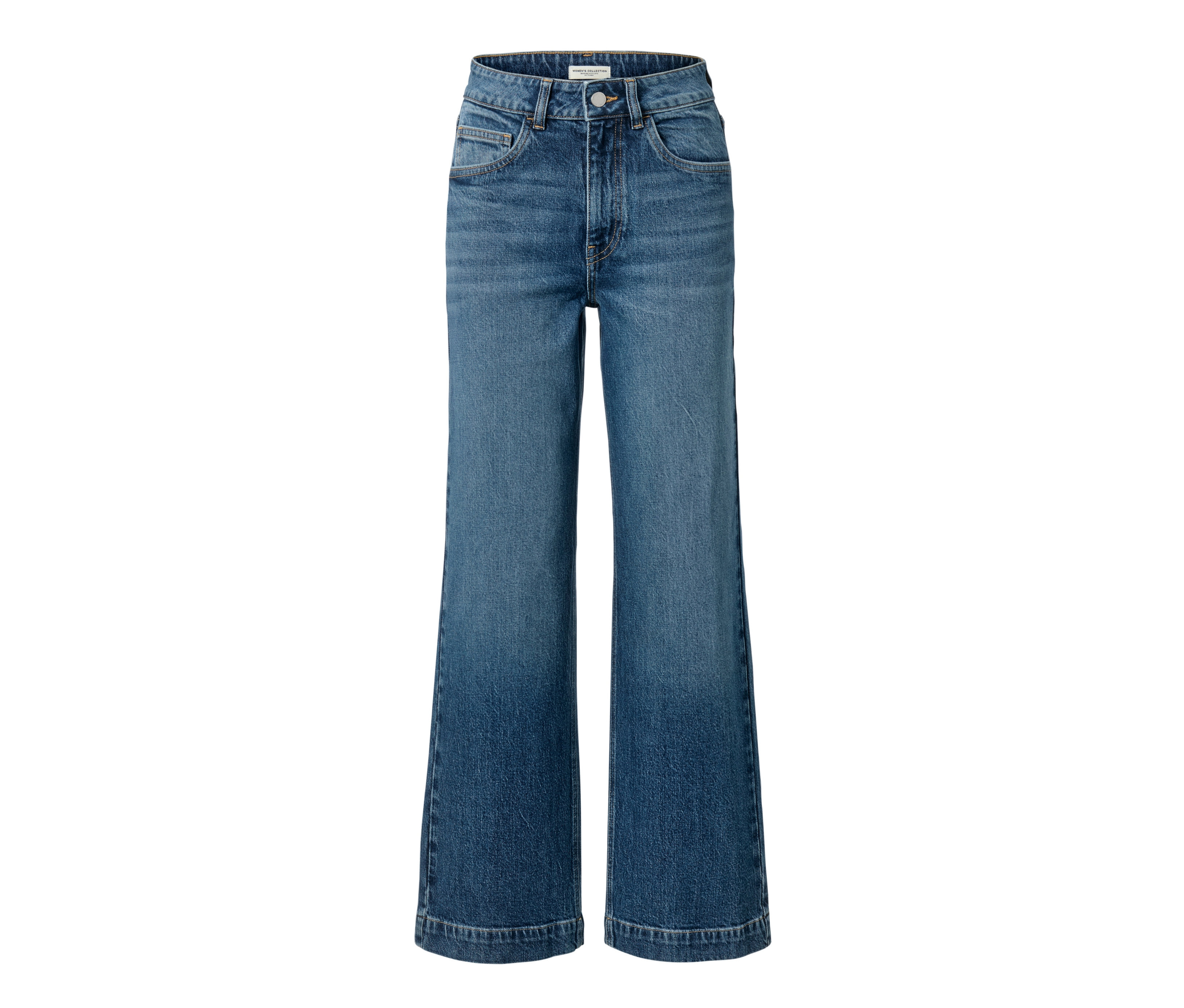 Bild von Tchibo - Wide Leg Jeans – Fit »Viki« - Damen - Gr. 38 - dunkelblau