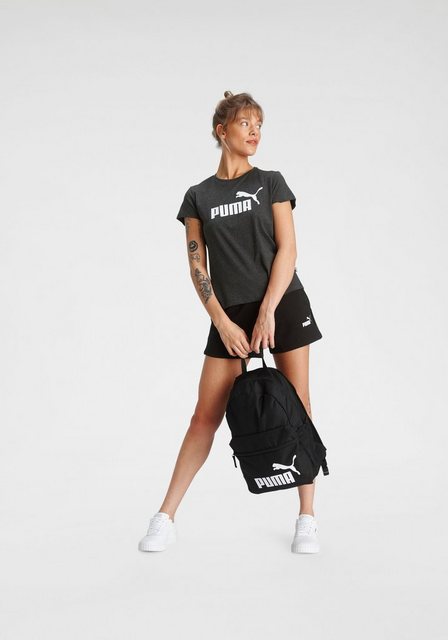 Bild von PUMA T-Shirt ESS LOGO TEE Regular Fit Passform, sportlicher Stil, Kurzarmdesign