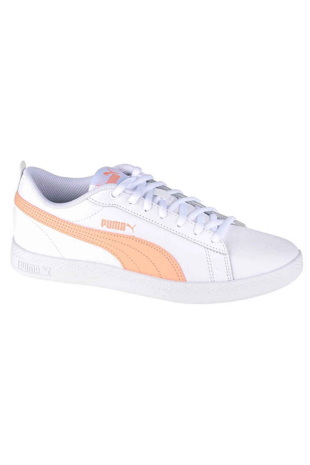 Bild von PUMA Smash v2 Leder Sneaker Damen PUMA white/apricot blush/PUMA black 41