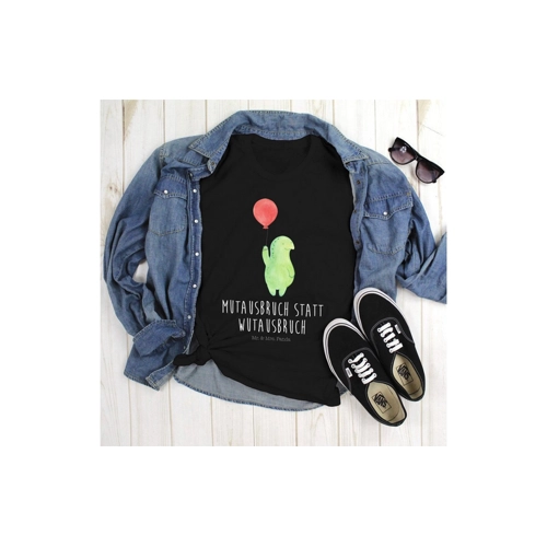 Bild von Mr. & Mrs. Panda T-Shirt Schildkröte Luftballon - Schwarz - Geschenk