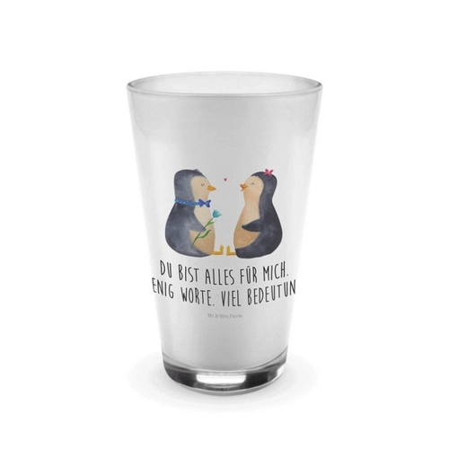 Bild von Mr. & Mrs. Panda Glas Pinguin Pärchen – Ein liebevolles Geschenk für besondere Anlässe