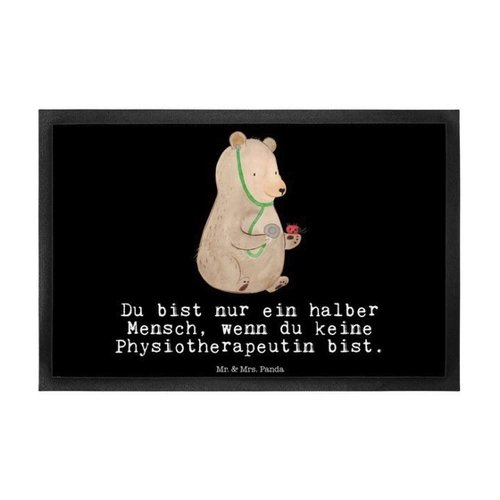 Bild von Mr. & Mrs. Panda Fußmatte Physiotherapeutin – Ein liebevolles Geschenk