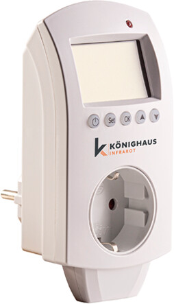Bild von Könighaus Smart Home-Steckdosenthermostat für Infrarotheizungen