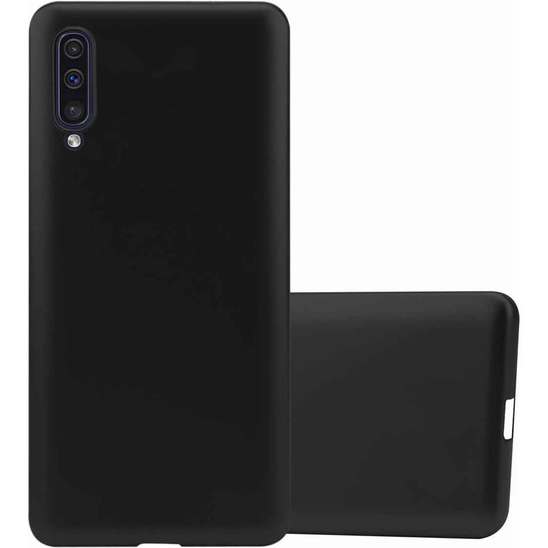 Bild von Cadorabo TPU Matt Metallic Cover (Samsung Galaxy A30s, Samsung Galaxy A50s), Smartphone Hülle, Schwarz
