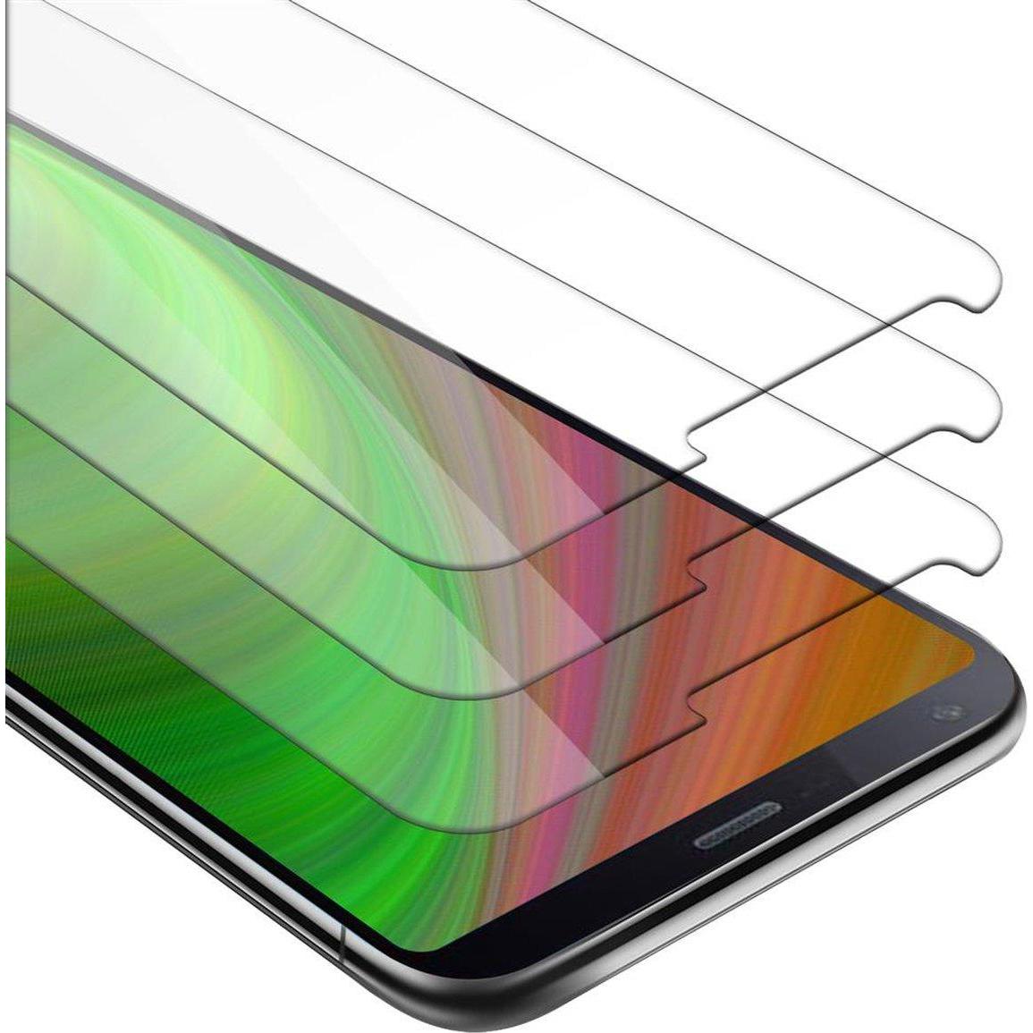 Bild von Cadorabo Displayschutzglas (3 Stück, LG G6), Smartphone Schutzfolie, Transparent
