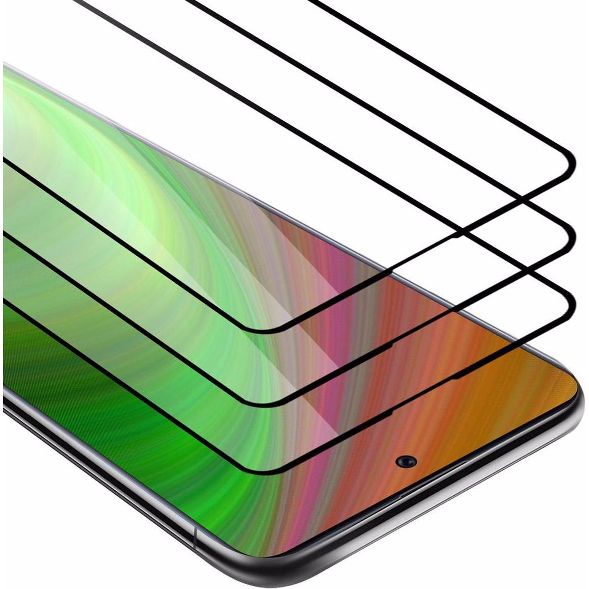 Bild von Cadorabo Vollbild Displayschutzglas (3 Stück, Samsung Galaxy A71), Smartphone Schutzfolie, Weiss