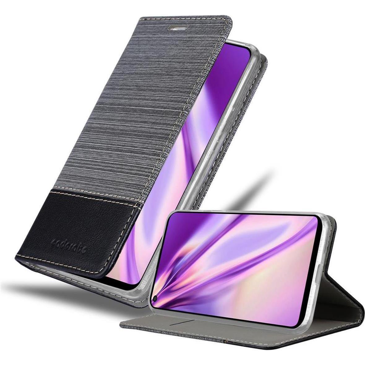 Bild von Cadorabo Book Jeans Optik Cover (Huawei P40 Lite E), Smartphone Hülle, Grau