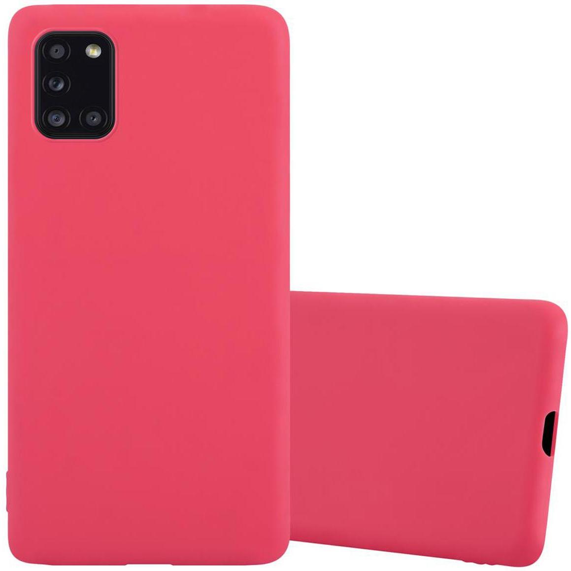 Bild von Cadorabo TPU Candy Cover (Samsung Galaxy A31), Smartphone Hülle, Rot