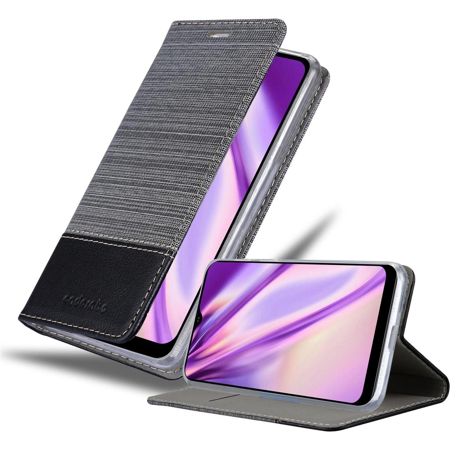 Bild von Cadorabo Book Jeans Optik Cover (Samsung Galaxy A10s), Smartphone Hülle, Grau