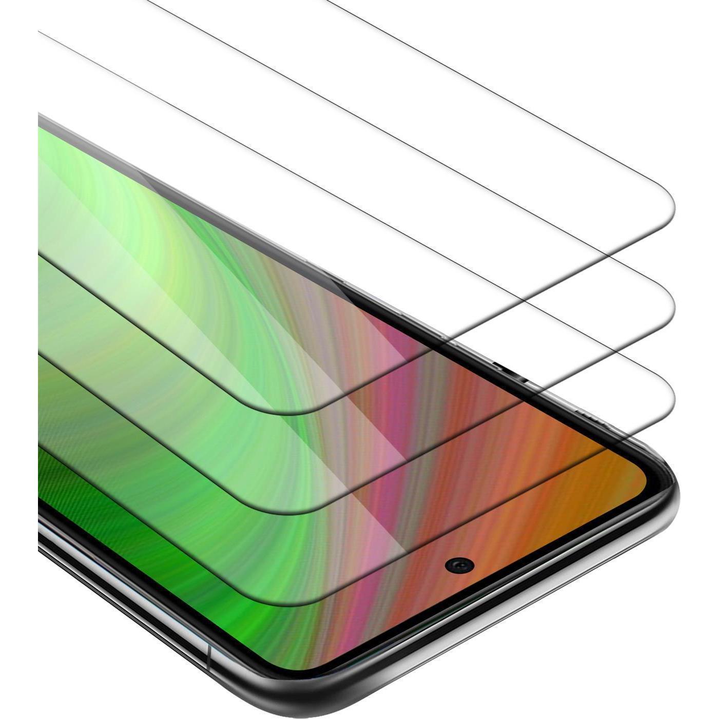 Bild von Cadorabo Displayschutzglas (3 Stück, LG K42), Smartphone Schutzfolie, Transparent