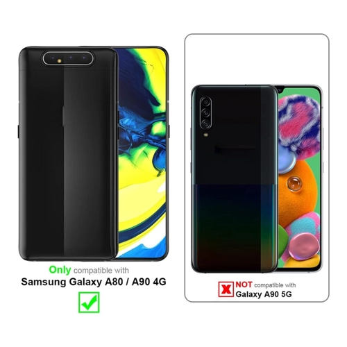 Bild von Cadorabo TPU Frosted Cover für Galaxy A80 / A90 4G – die ideale Schutzhülle