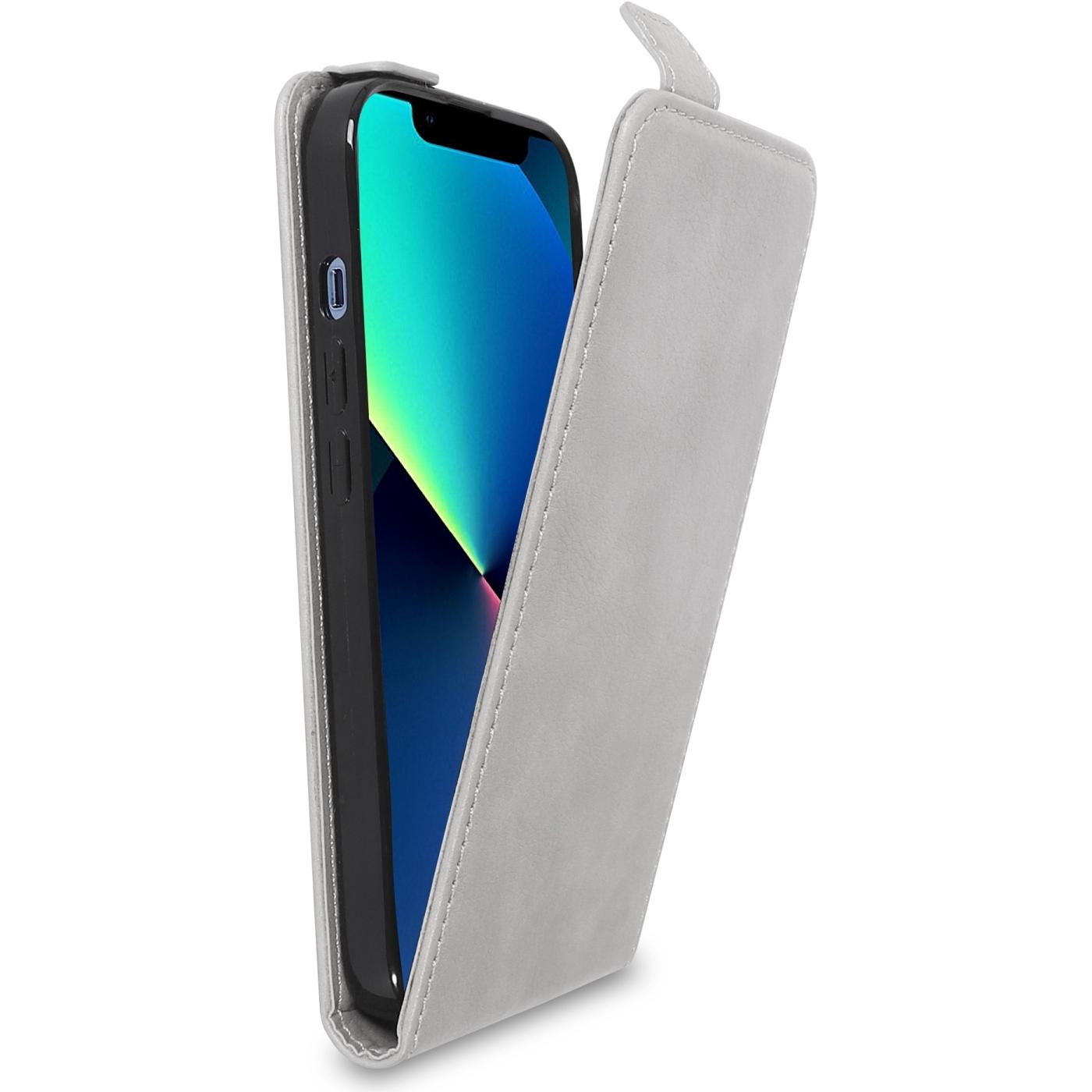 Bild von Cadorabo Flip Glatt Hülle (Apple iPhone 13 mini), Smartphone Hülle, Grau