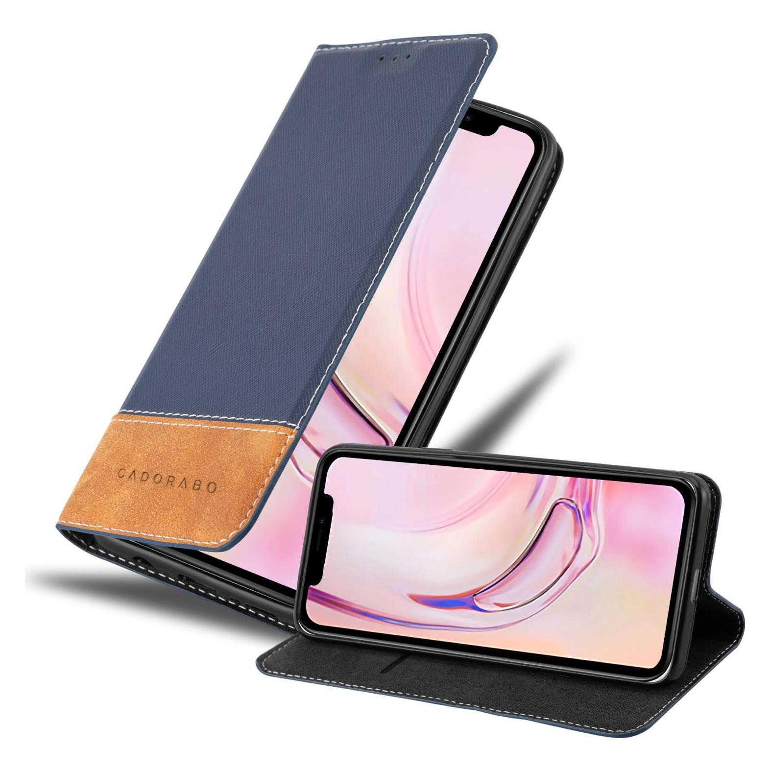 Bild von Cadorabo X-Wallet Kunstlederkombi Hülle (Apple iPhone 13 mini), Smartphone Hülle, Blau