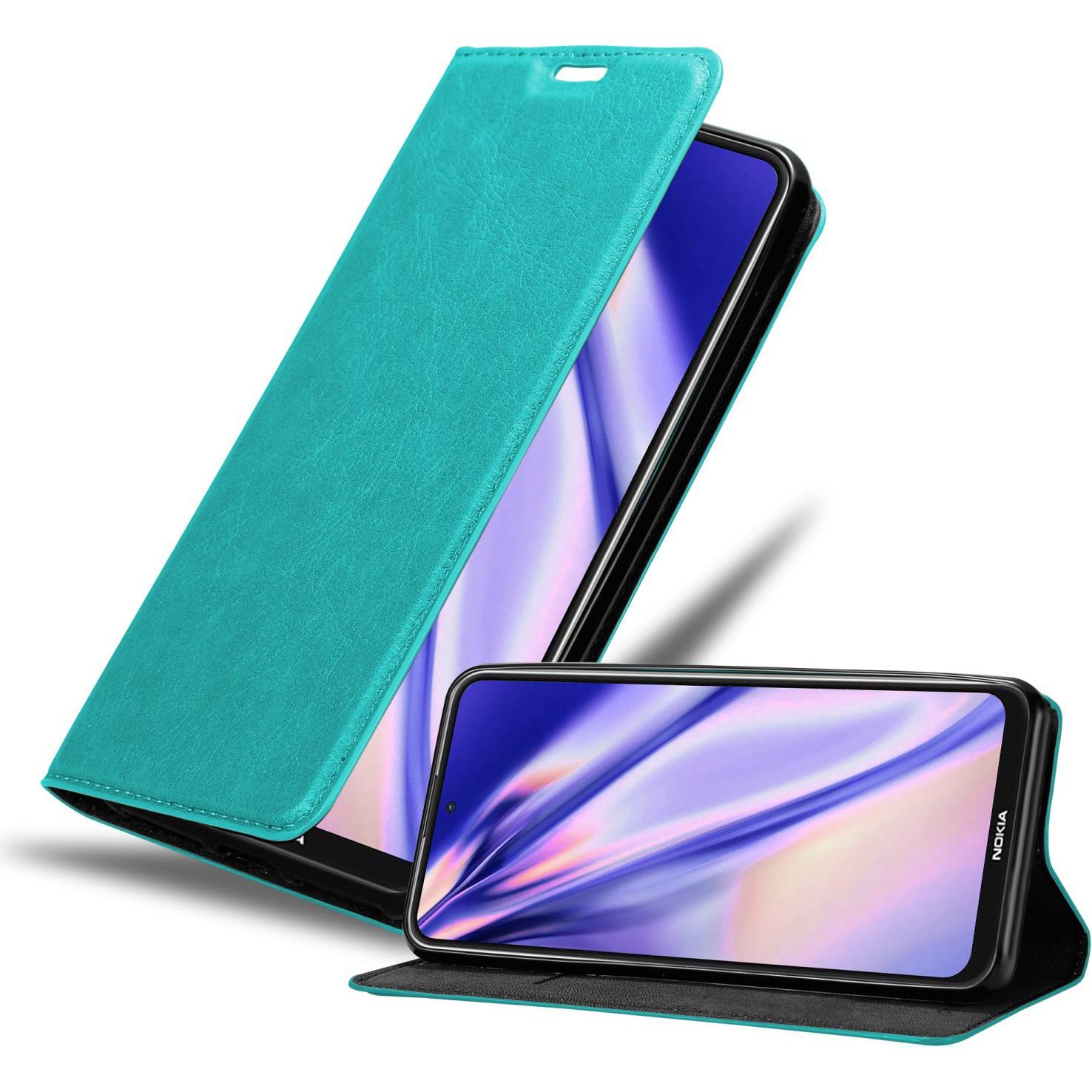 Bild von Cadorabo Book Invis. Magnet Hülle (Nokia X20, Nokia X10), Smartphone Hülle, Türkis