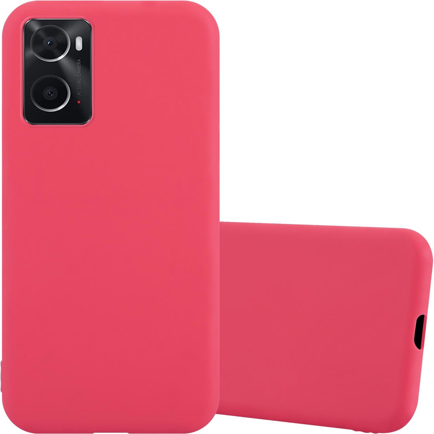 Bild von Cadorabo TPU Candy Hülle für Oppo A36 / A76 / A96 4G / K10 4G / Realme 9i (Samsung Galaxy S10, Oppo A76, Oppo A36, Realme 9i), Smartphone Hülle, Rot