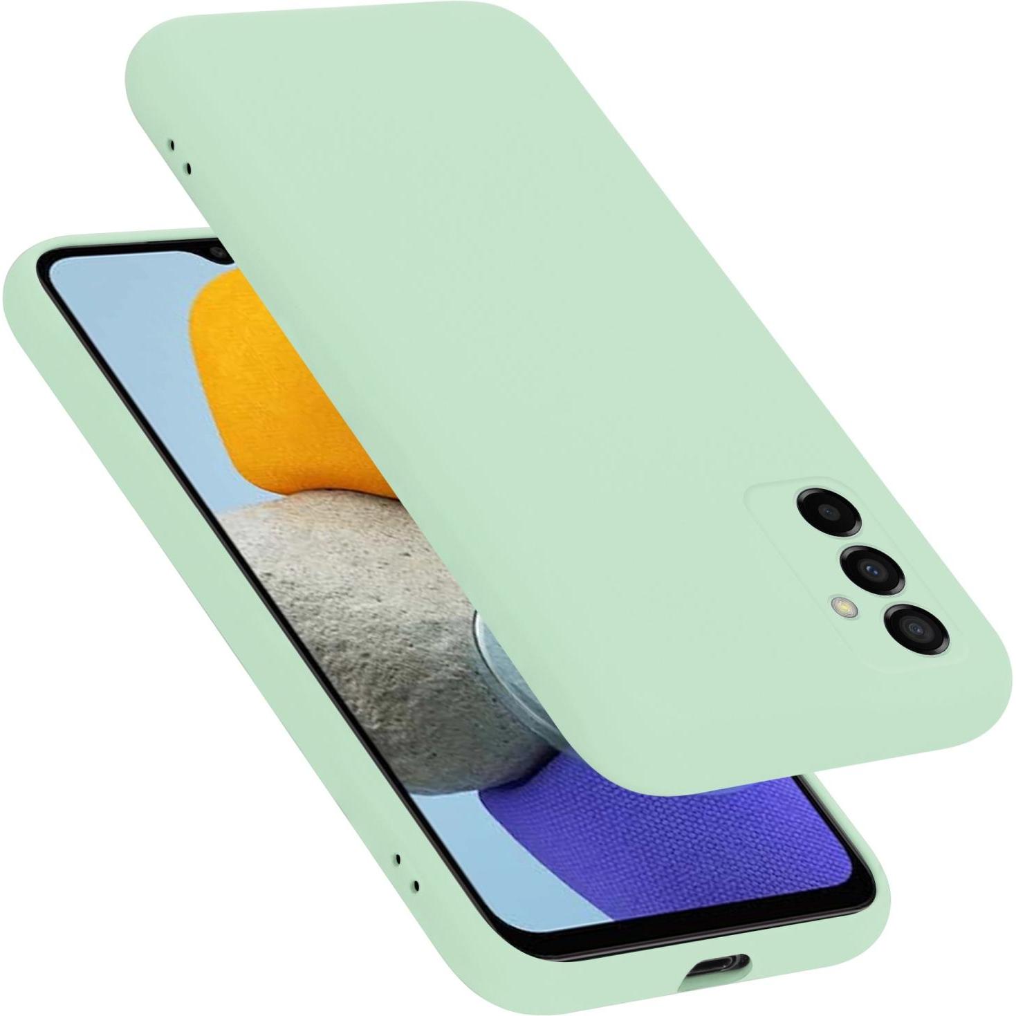 Bild von Cadorabo TPU Liquid Silicone Case Hülle für Samsung Galaxy M23 5G (Samsung Galaxy M23 5G), Smartphone Hülle, Grün