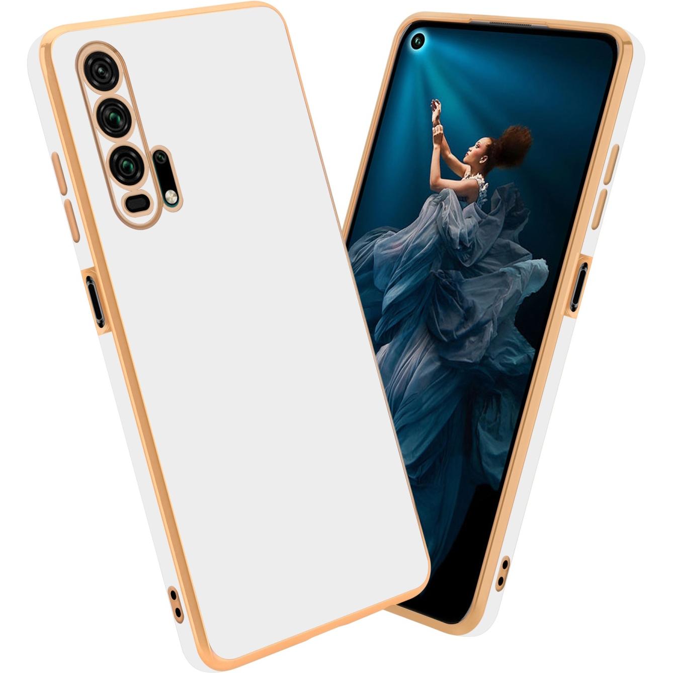 Bild von Cadorabo Hülle für Honor 20 PRO im TPU mit Kameraschutz LM130 Style (Honor 20 Pro), Smartphone Hülle, Weiss