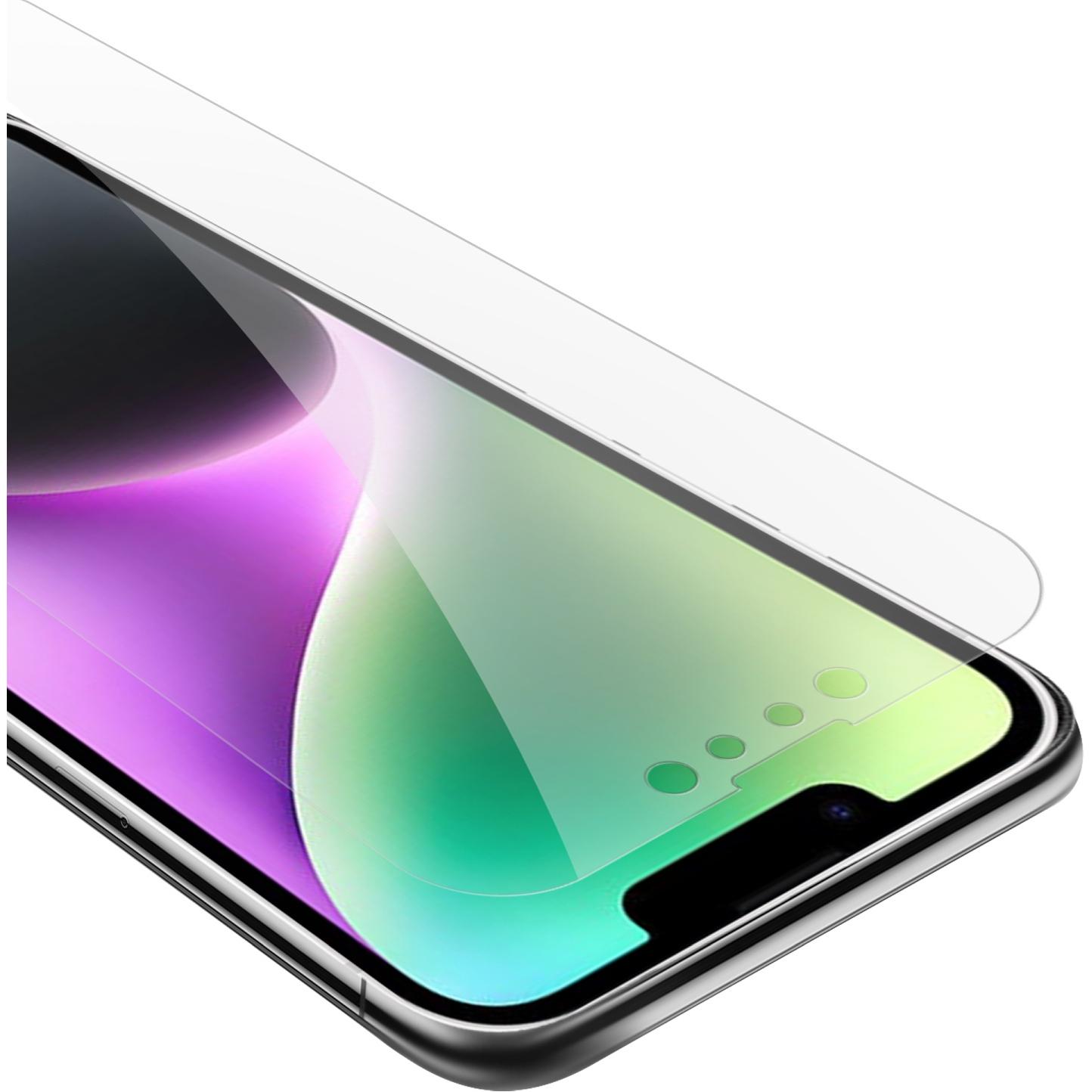 Bild von Cadorabo Schutzglas fürApple iPhone 14 (1 Stück, Apple iPhone 14), Smartphone Schutzfolie, Transparent