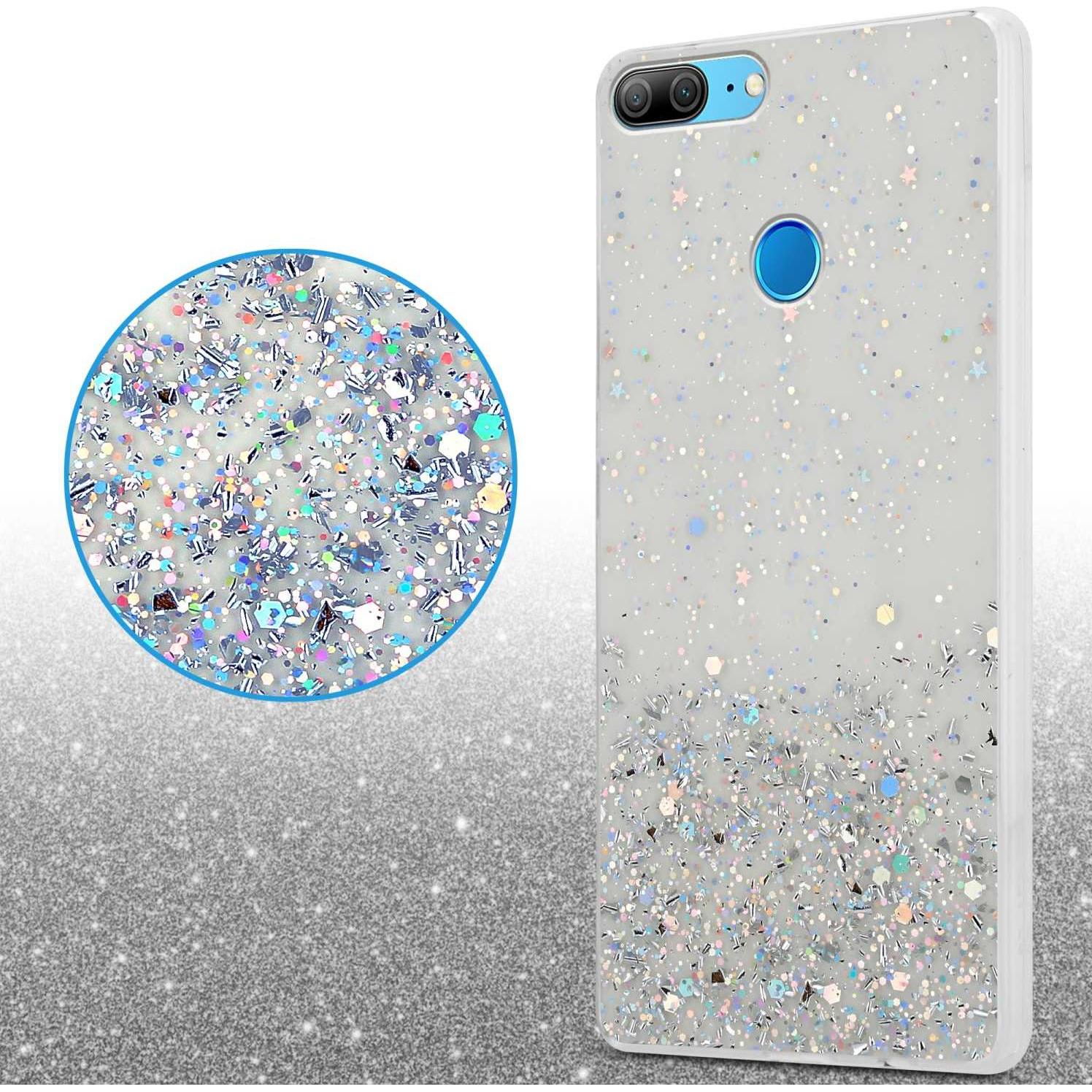 Bild von Cadorabo TPU Hülle mit Glitzer für Honor 9 LITE (Honor 9 Lite), Smartphone Hülle, Transparent