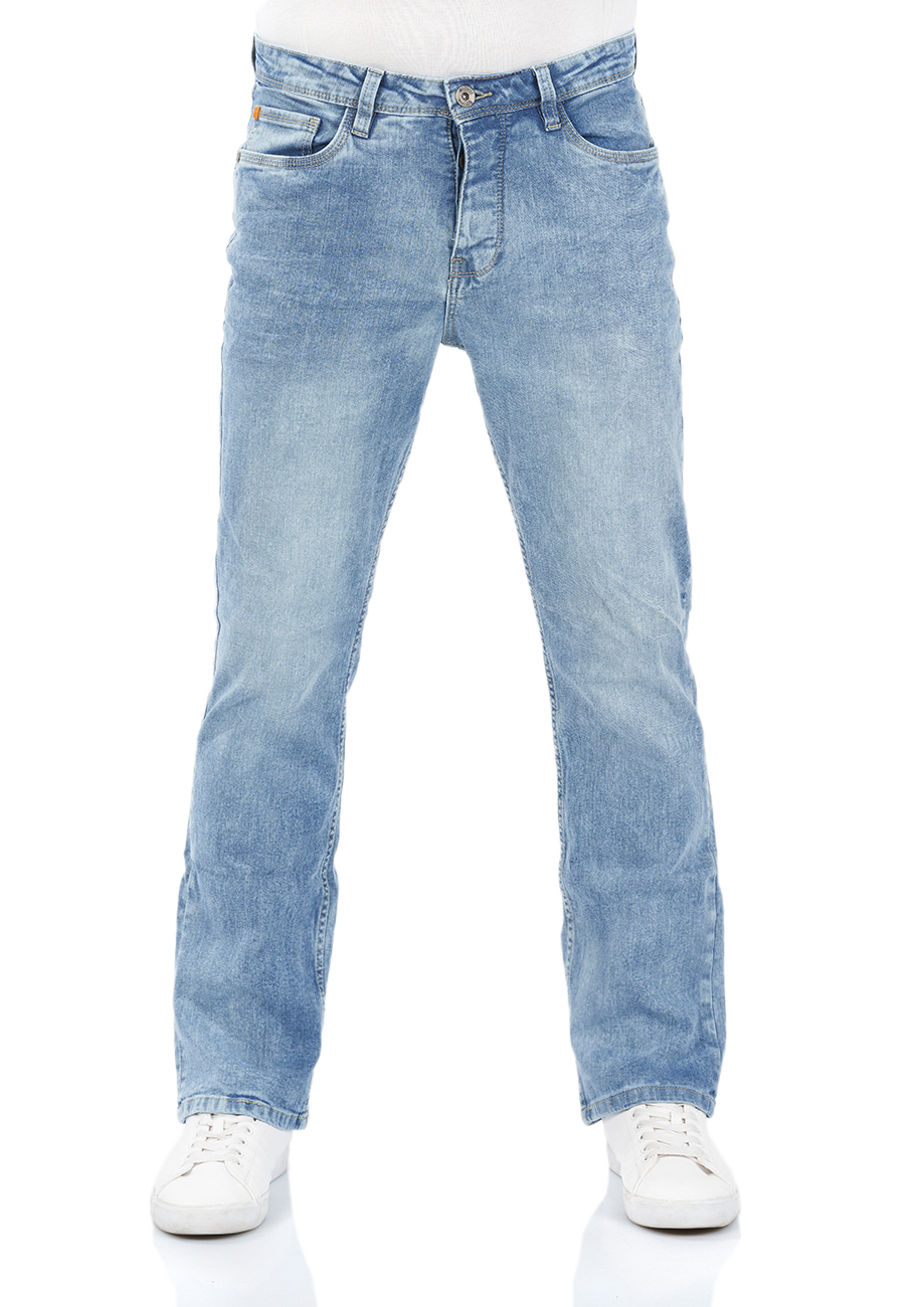 Bild von riverso Bootcut-Jeans Herren Jeanshose RIVFalko Boot Cut Fit Denim Hose mit Stretch