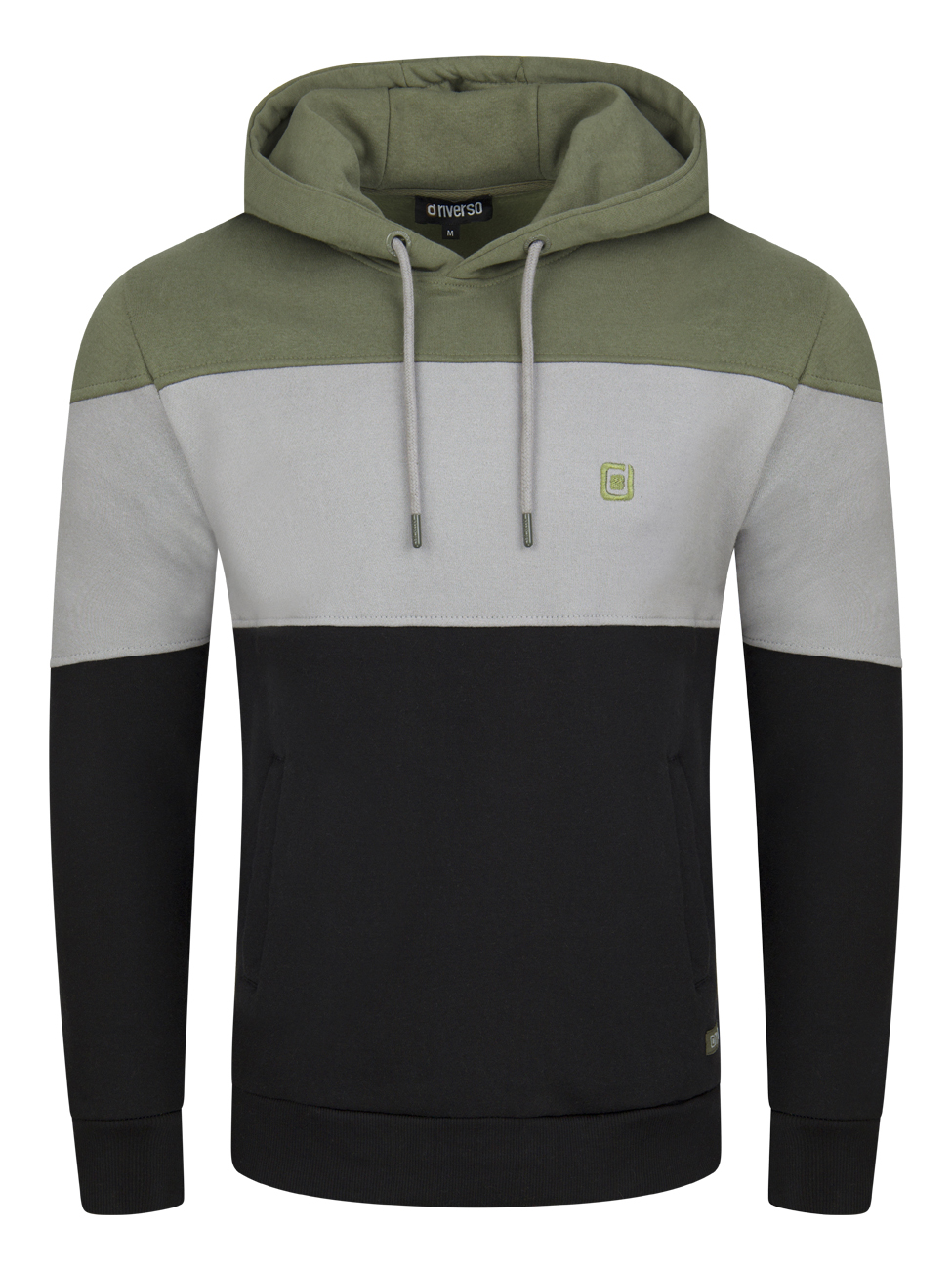 Bild von riverso Kapuzenpullover Herren Hoodie RIVRemo Regular Fit Longsleeve Colourblocking Sweatshirt mit Kängurutasche