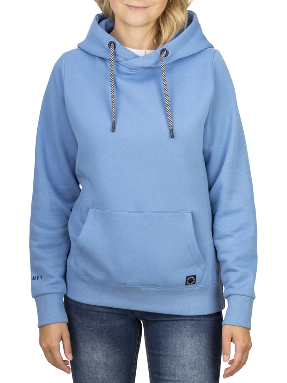 Bild von DENIMFY Kapuzenpullover Damen Hoodie DFEmma Regular Fit Longsleeve Sweatshirt mit Kängurutasche