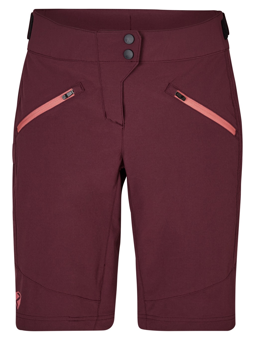 Bild von Ziener Damen NASITA Fahrrad-Shorts mit Innenhose - Mountainbike/Outdoor/Freizeit - atmungsaktiv,schnelltrocknend,gepolstert, Velvet red, 34