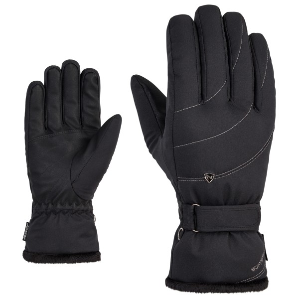 Bild von ziener Fingerhandschuhe "Kahli PR", Wärmeisolation, für Damen, schwarz, 8