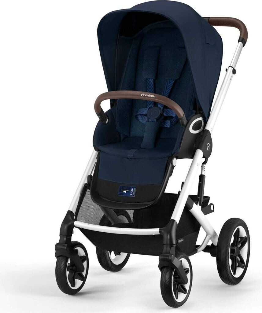 Bild von Cybex Kinderwagen Talos S Lux Silver Ocean Blue Navy Blue