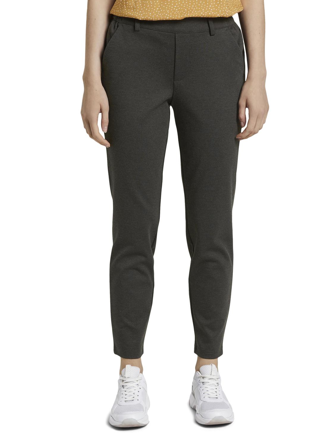 Bild von TOM TAILOR Damen 1021175 Jersey Relaxed Fit Jogger Hose, 10522 - Shale Grey Melange, S EU