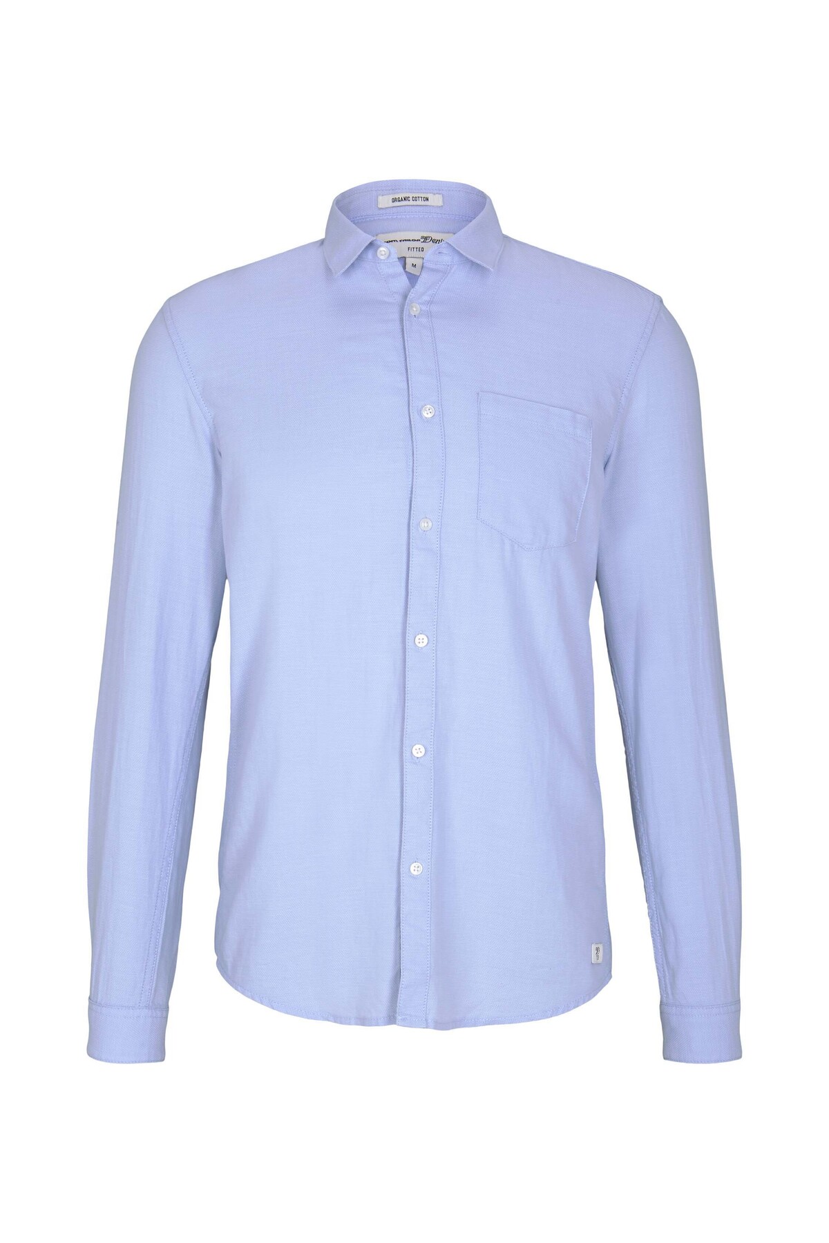 Bild von Tom Tailor Hemd Shirt Fein Strukturiert Mit Bio Baumwolle für Herren - M