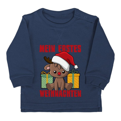Bild von Shirtracer Sweatshirt für Babies: Mein erstes Weihnachten mit Rentier