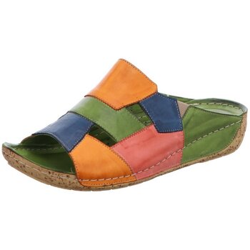 Bild von Gemini Pantolette Leder Patchwork Optik Keilabsatz 336052-02