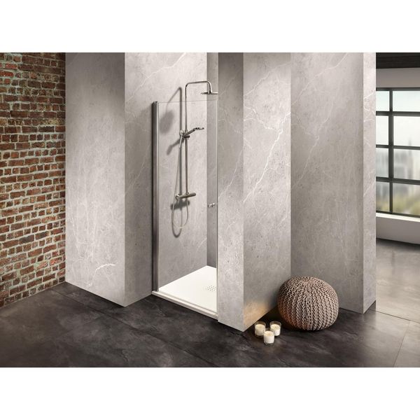 Bild von Dusbad, Duschkabine + Duschwand, Dusche/Duschkabine Vital 2 Pendeltür für Nische (75 cm, 75 cm)