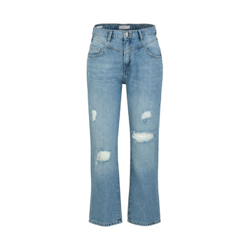 Bild von Rich & Royal 5-Pocket-Jeans vintage straight destroyed denim GOTS