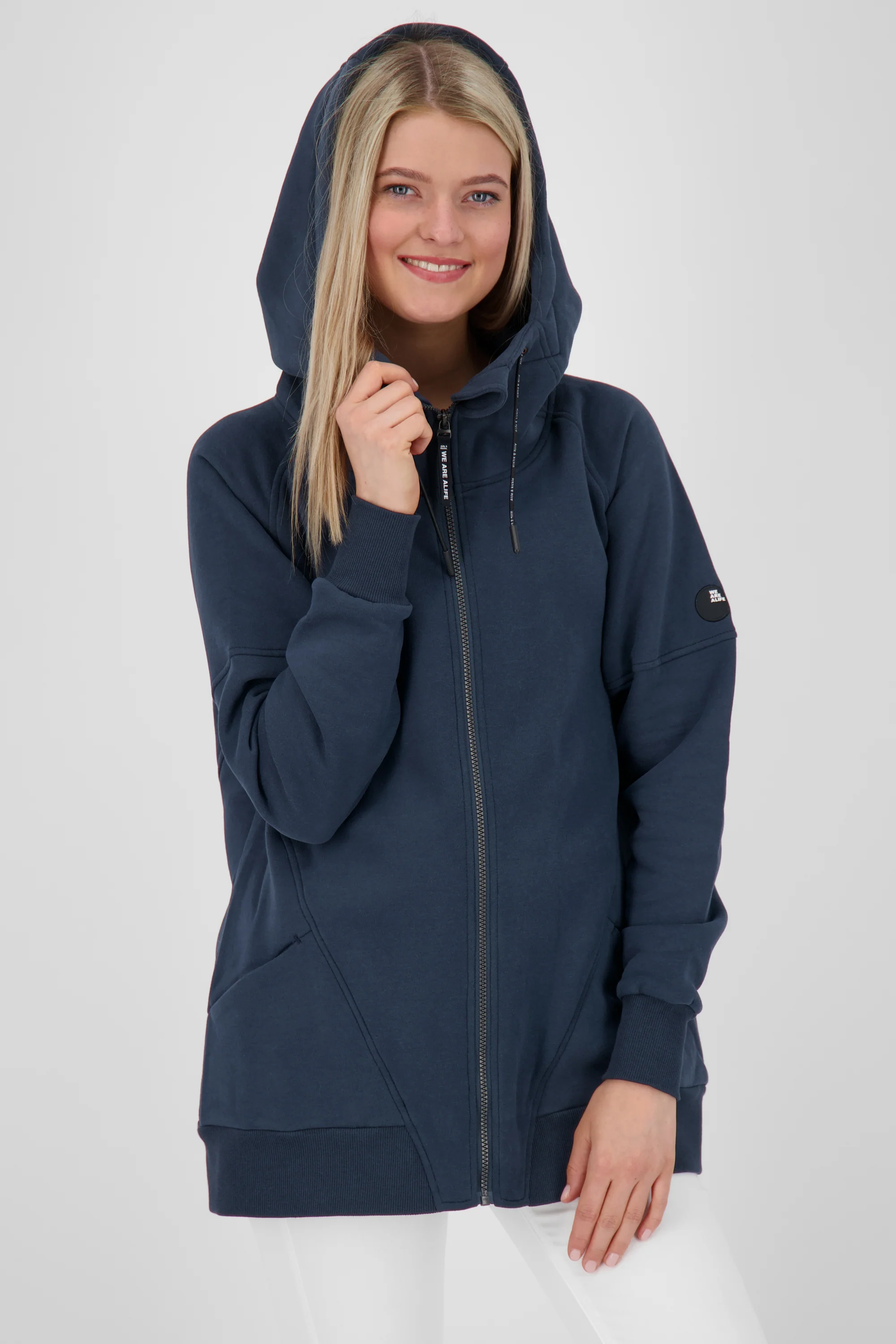 Bild von Sweatjacke MariaAK Damen mit Stil Dunkelblau