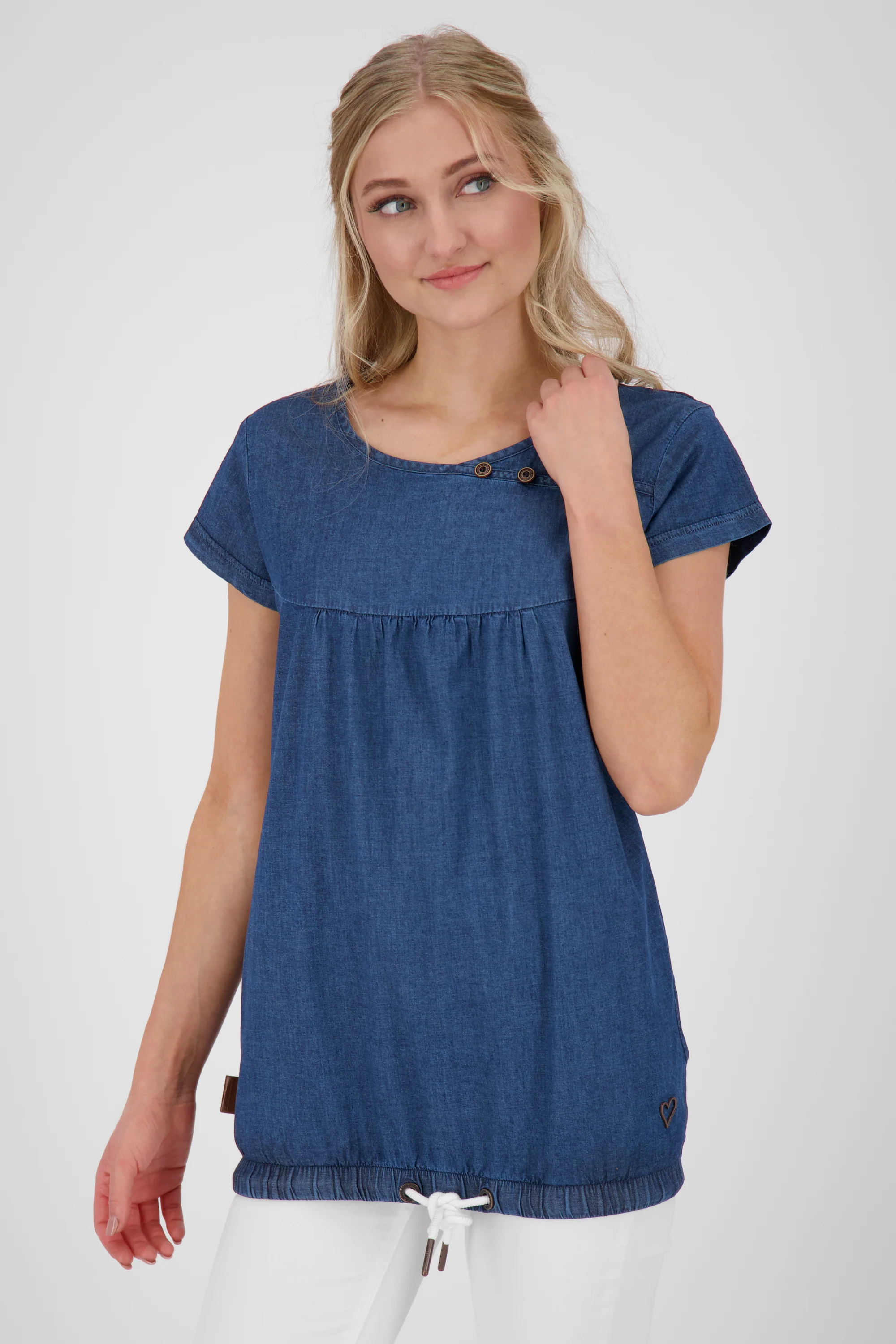 Bild von Damen-Freizeitshirt SummerAK DNM mit praktischen Details Dunkelblau