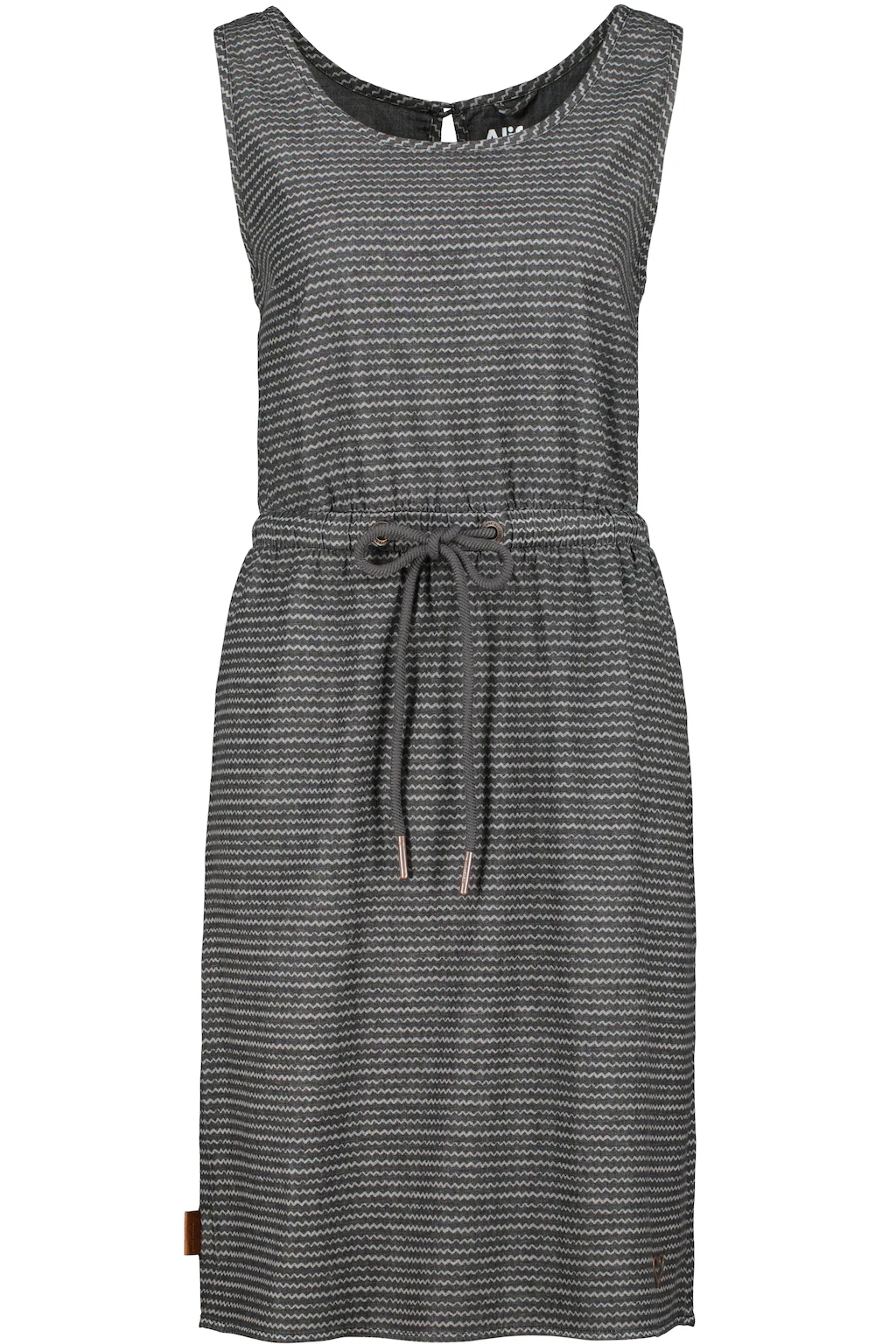 Bild von Alife and Kickin Kleid DojaAK - Legerer Denim-Look mit Herz-Logo Schwarz