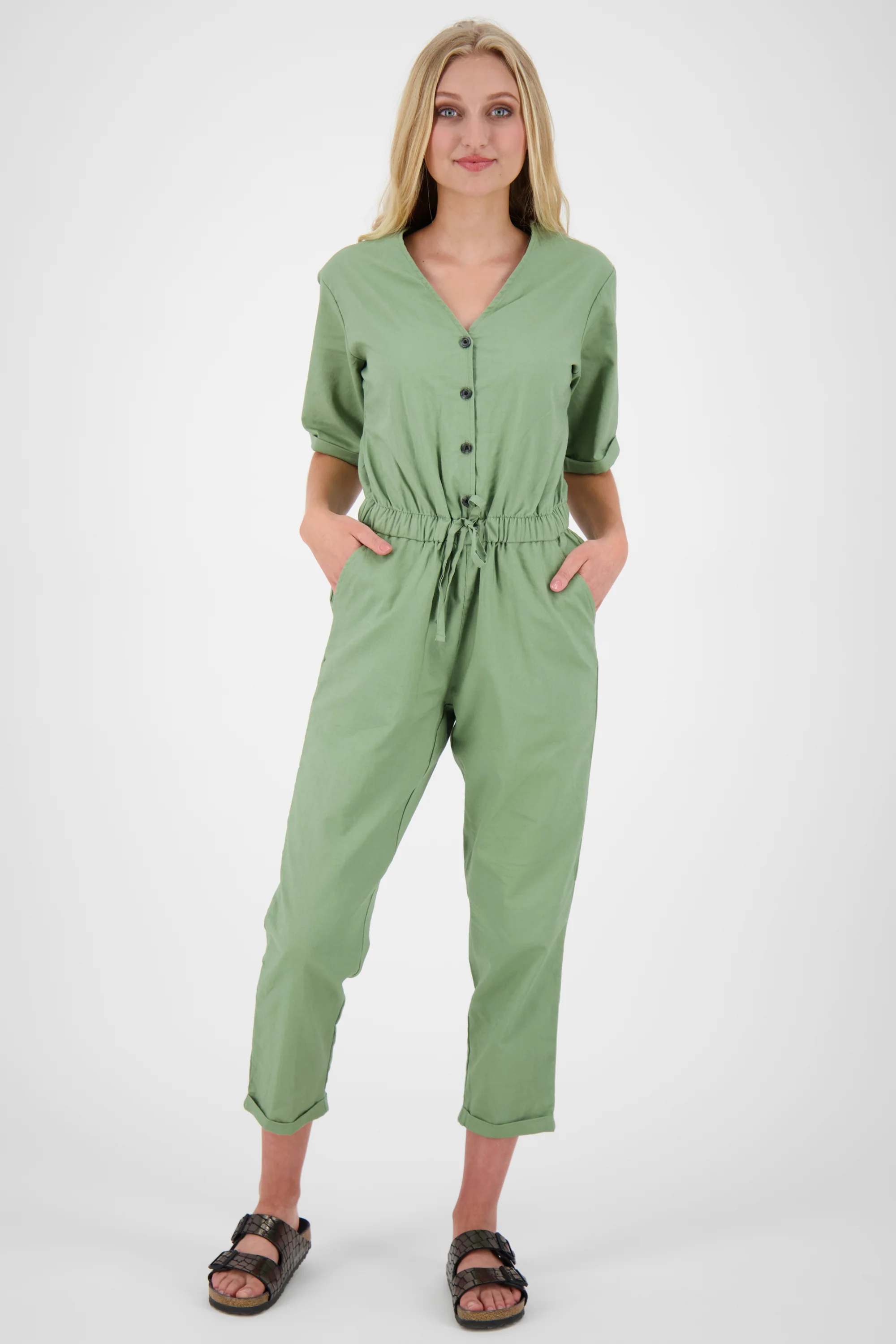 Bild von Sommerlicher Einteiler - Der Jumpsuit JellaAK von Alife and Kickin Grün
