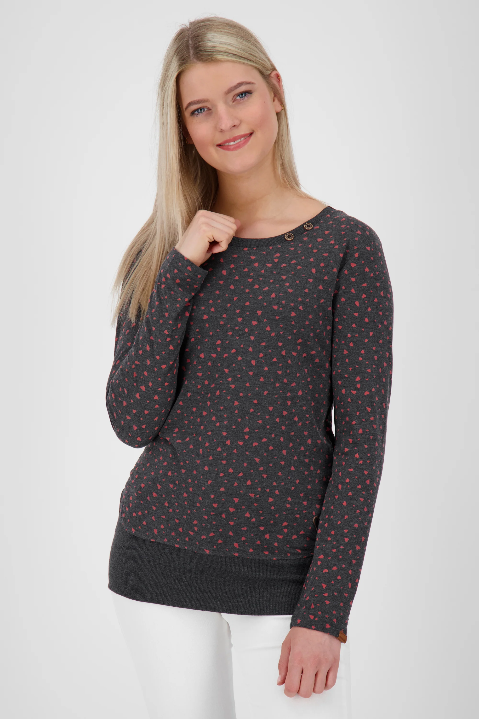 Bild von ConnyAK B Long Longsleeve für Damen - lässig und modern Schwarz