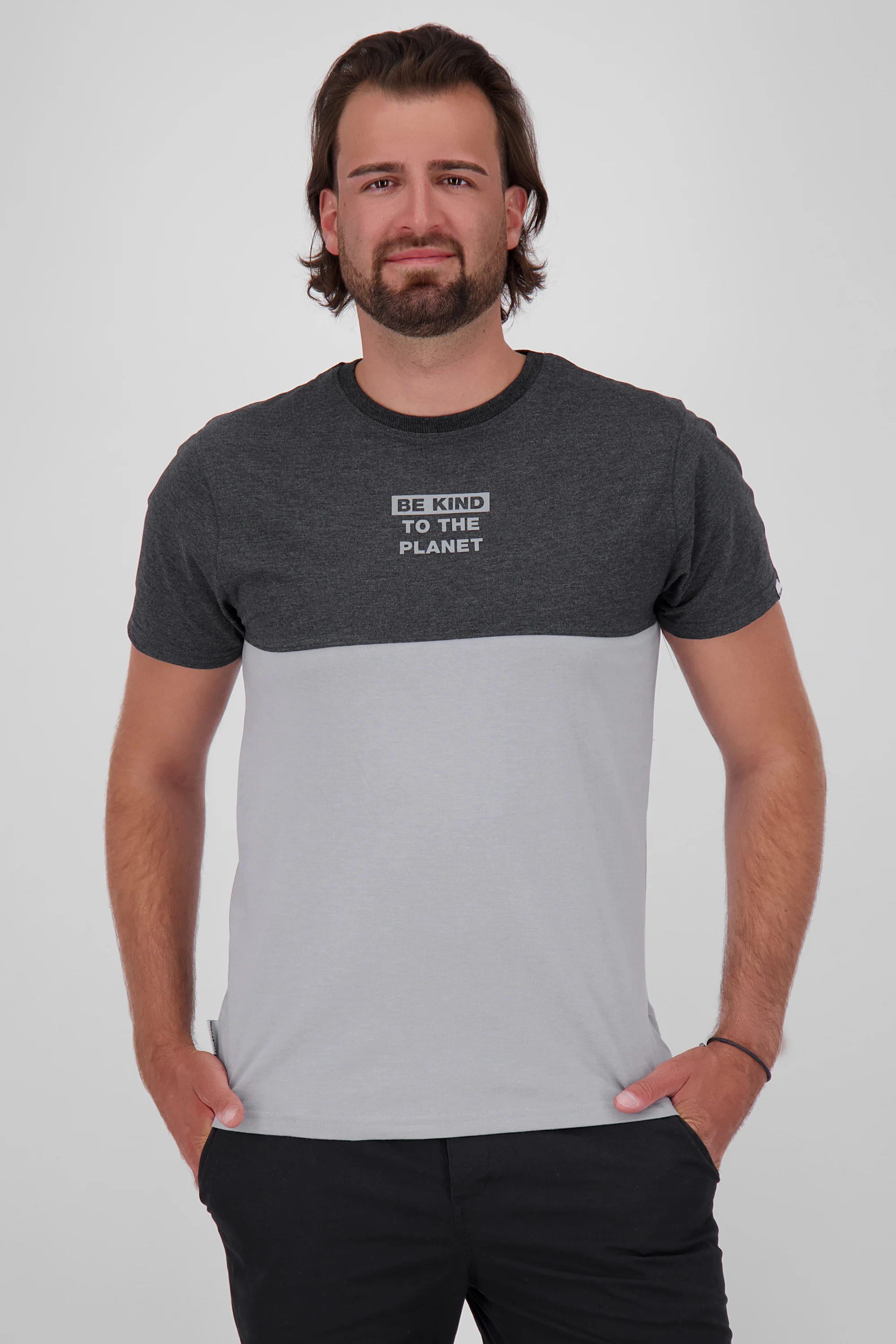 Bild von LeoAK: Trendiges Herren-T-Shirt für individuelle Styles Grau