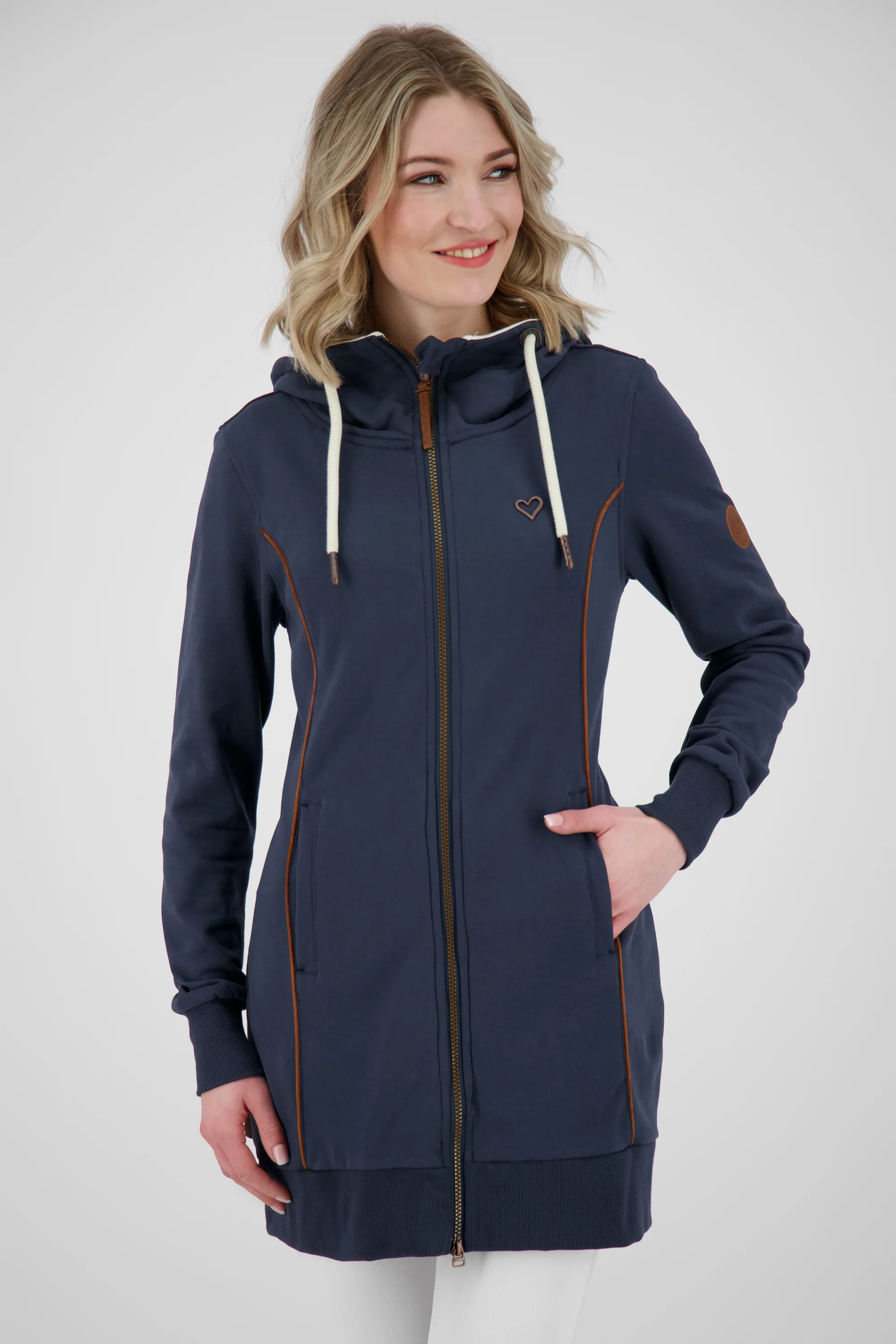 Bild von JassyAK A Longsweat Jacket Dunkelblau