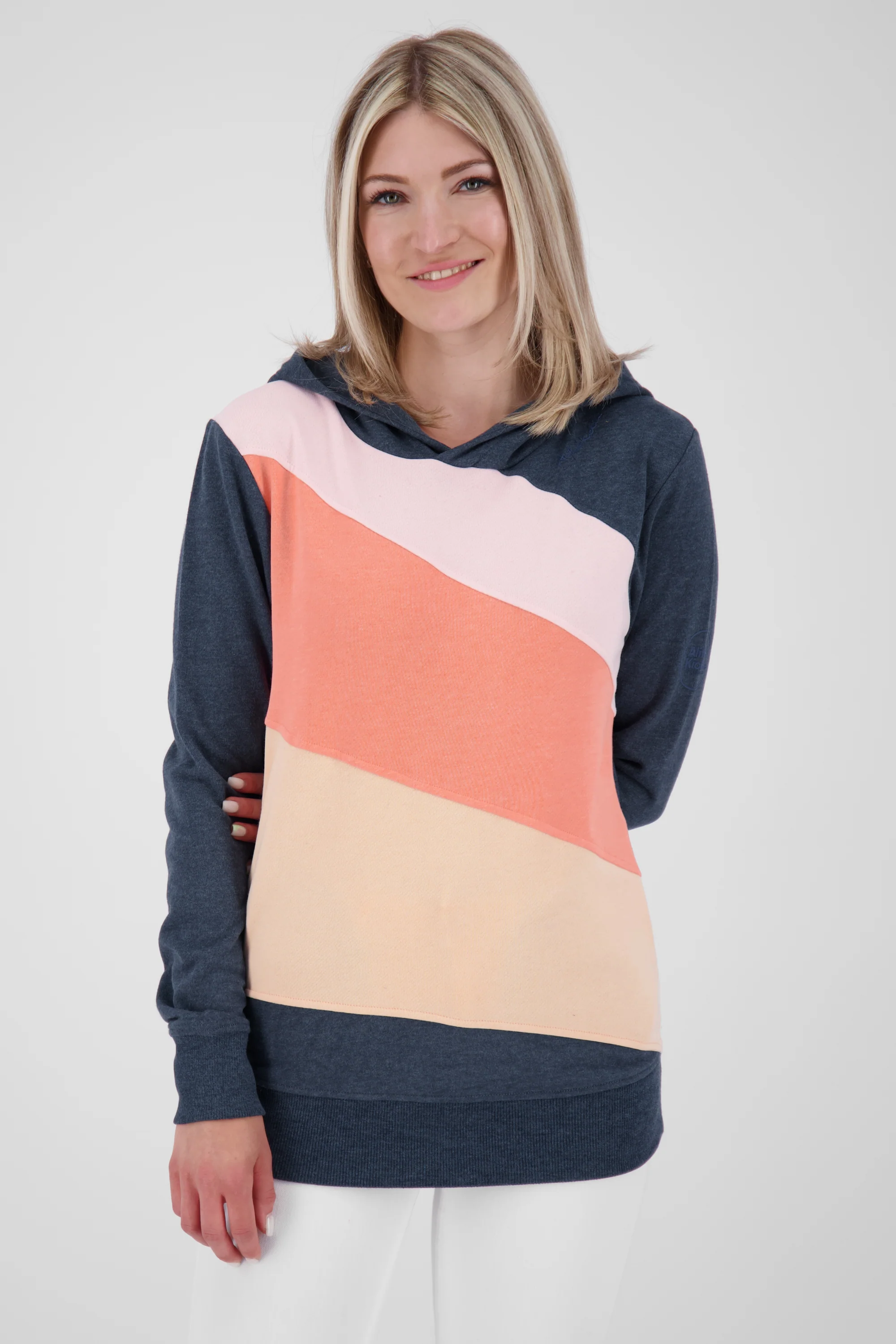 Bild von Faszination der Farben mit dem Kapuzensweatshirt HeidiAK A für Damen Dunkelblau