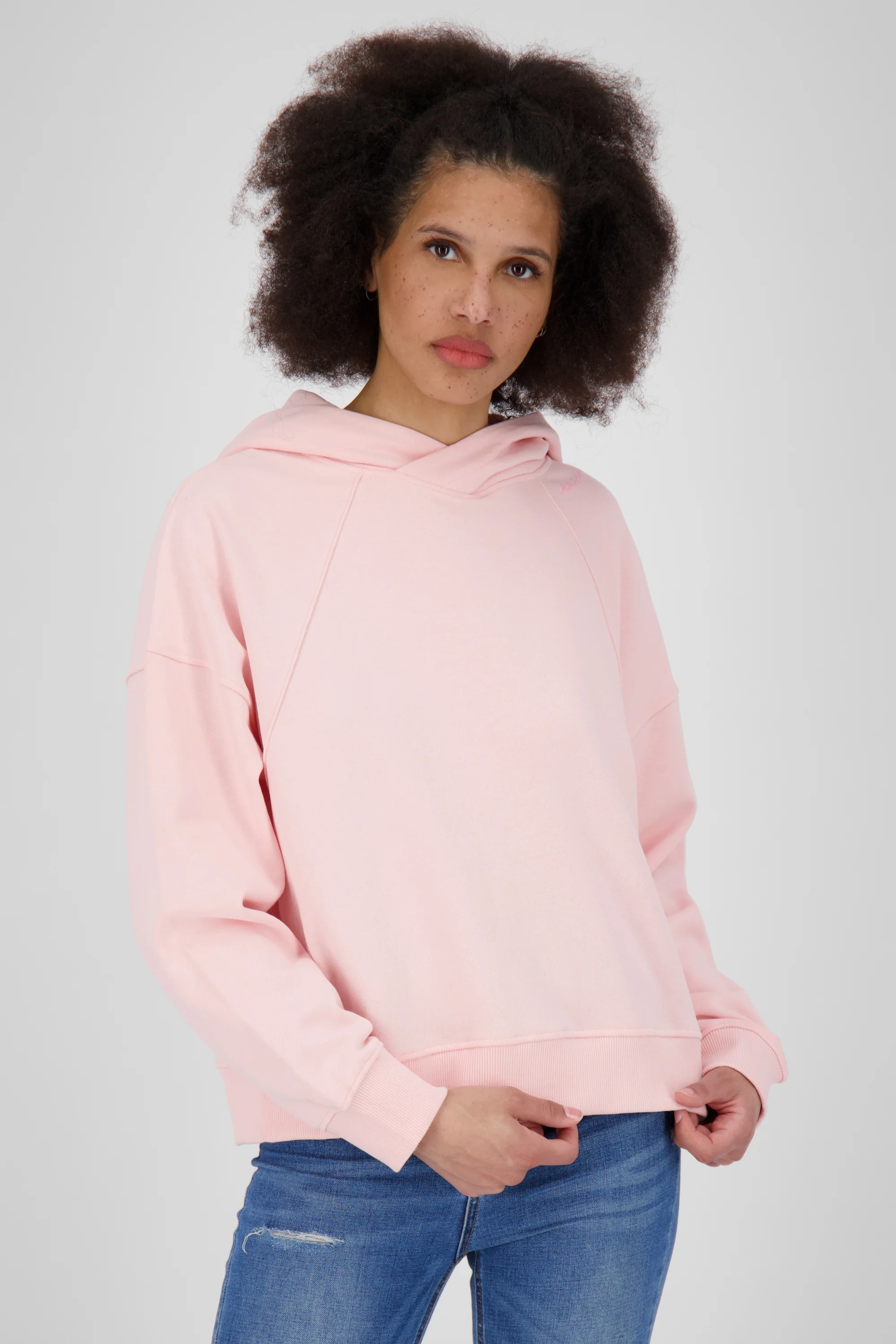 Bild von Alife and Kickin Sweatpullover JerraAK A - Cropped Style für den Frühling Rosa
