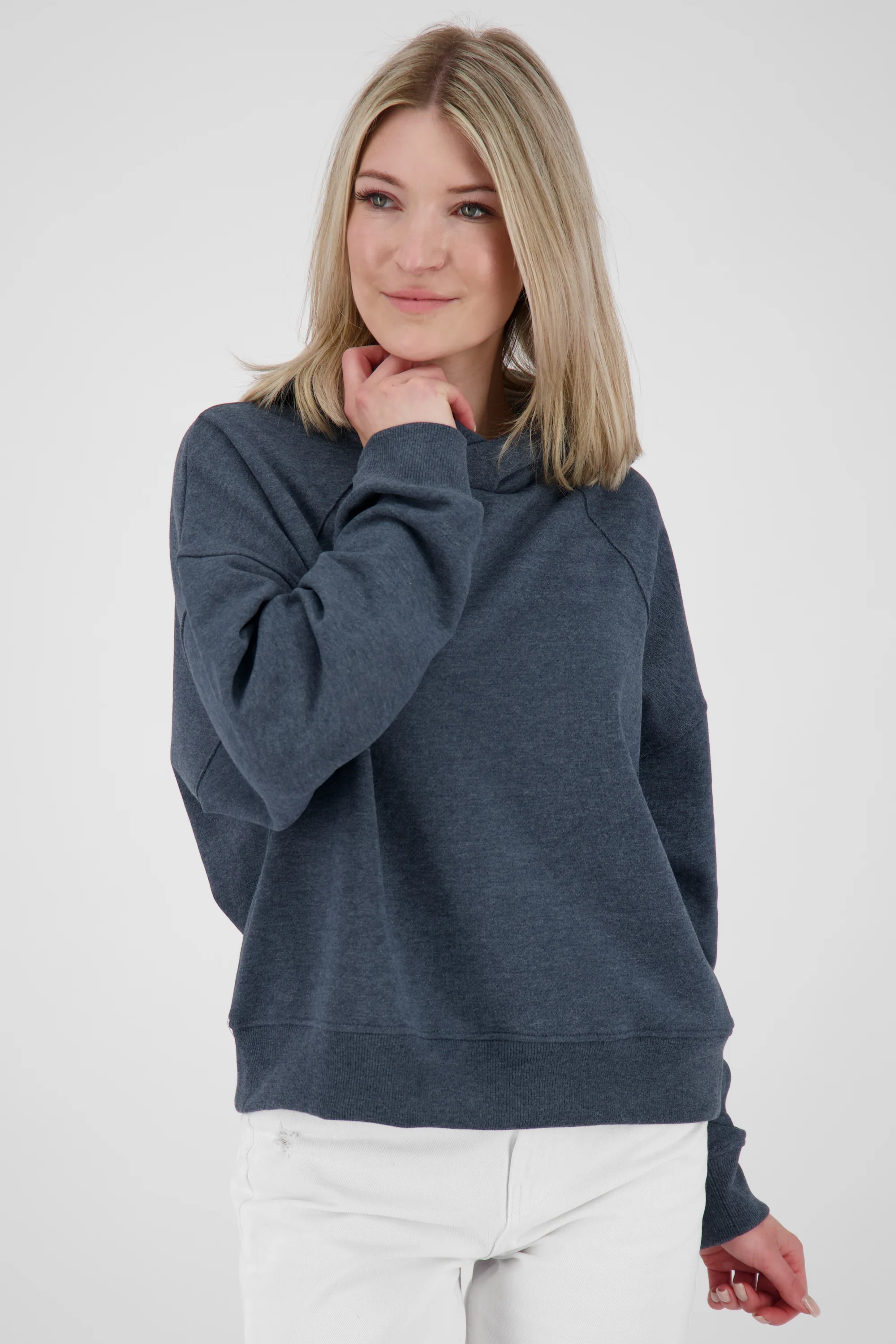 Bild von Alife and Kickin Sweatpullover JerraAK A - Cropped Style für den Frühling Dunkelblau
