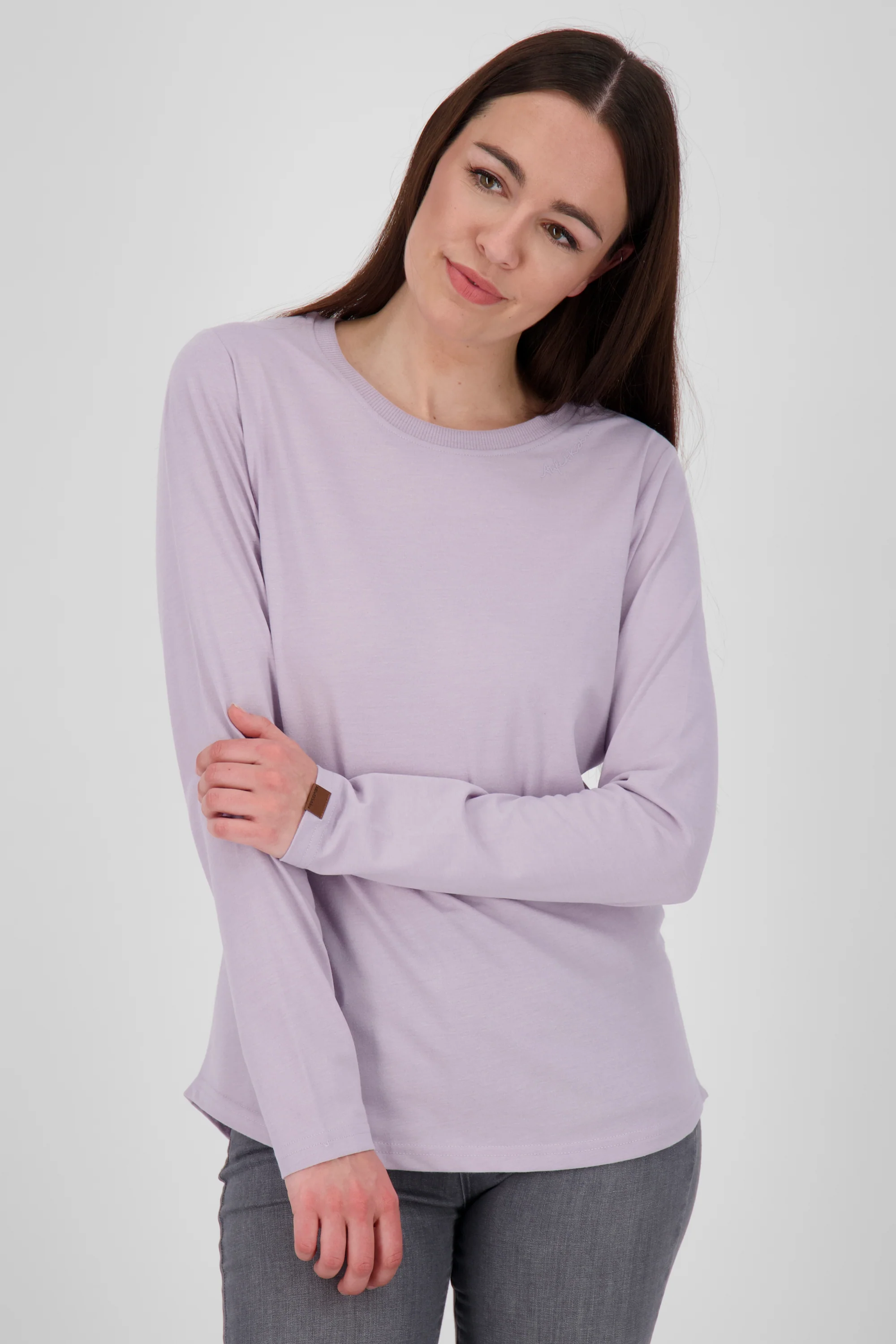 Bild von Unkompliziert und vielseitig - Longsleeve LeanaAK A für Damen Violett