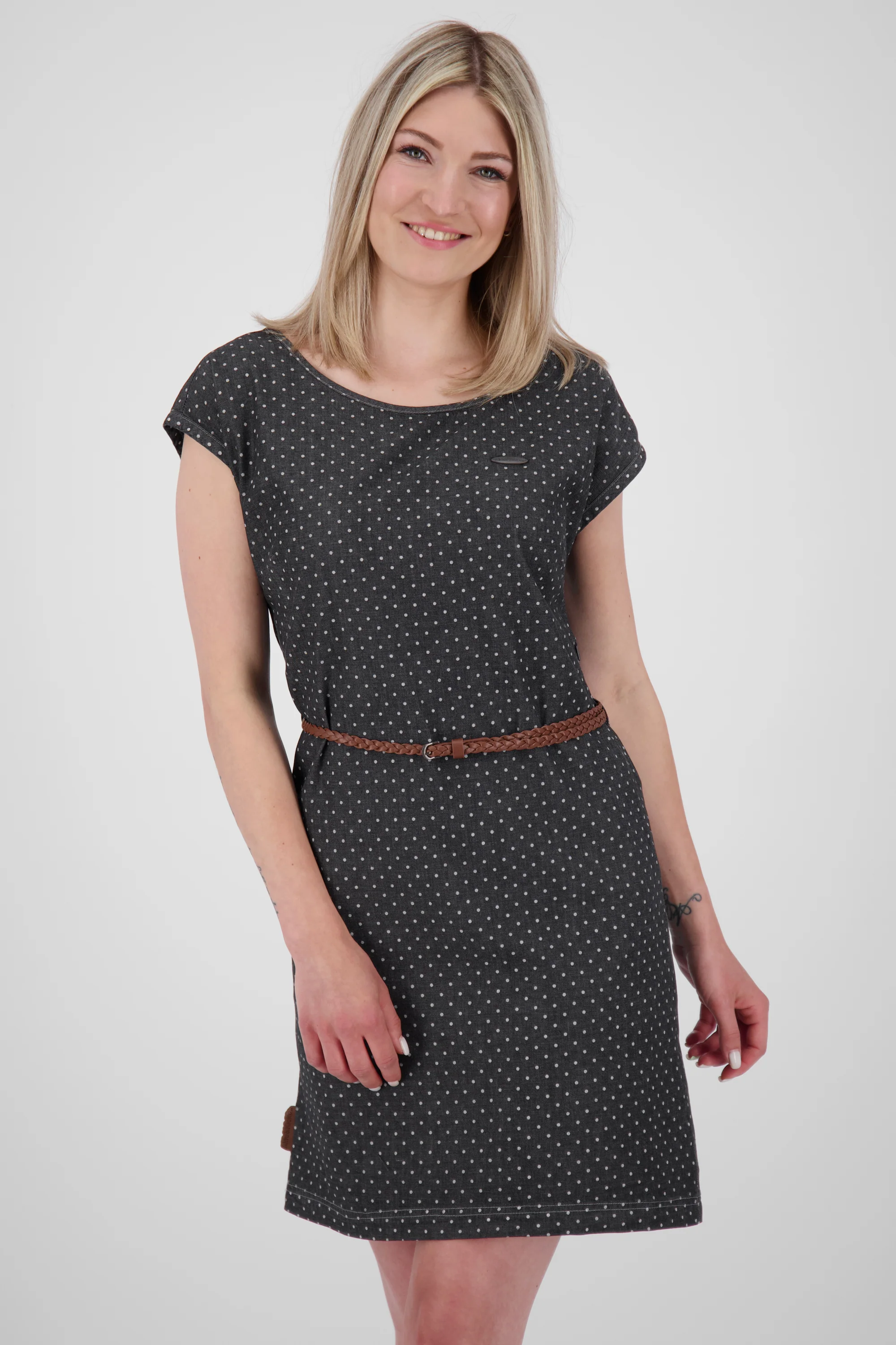 Bild von Alife and Kickin Denim-Kleid für Damen - MelloAK B Schwarz