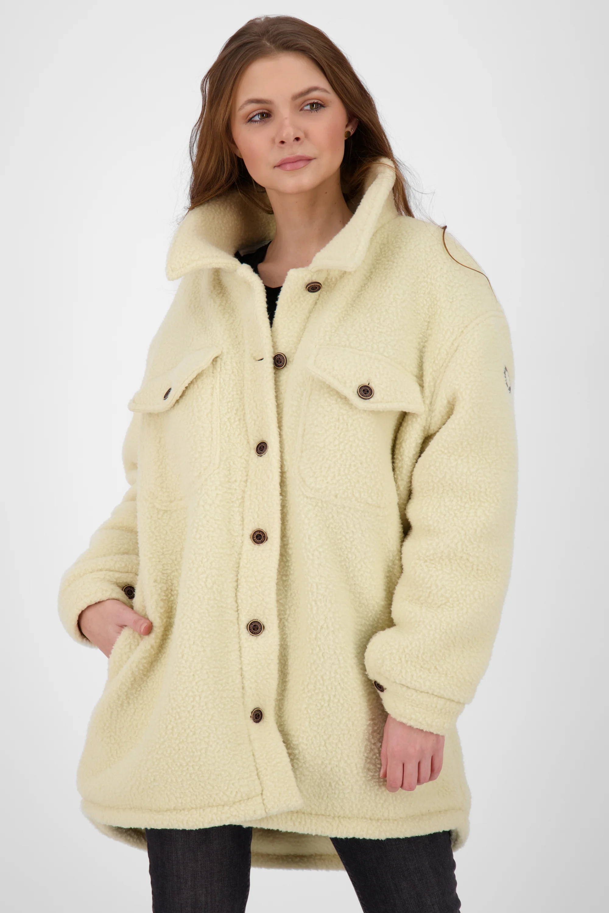 Bild von CarolinaAK G - Kuschelige Damen Teddyjacke für alle Fälle Beige