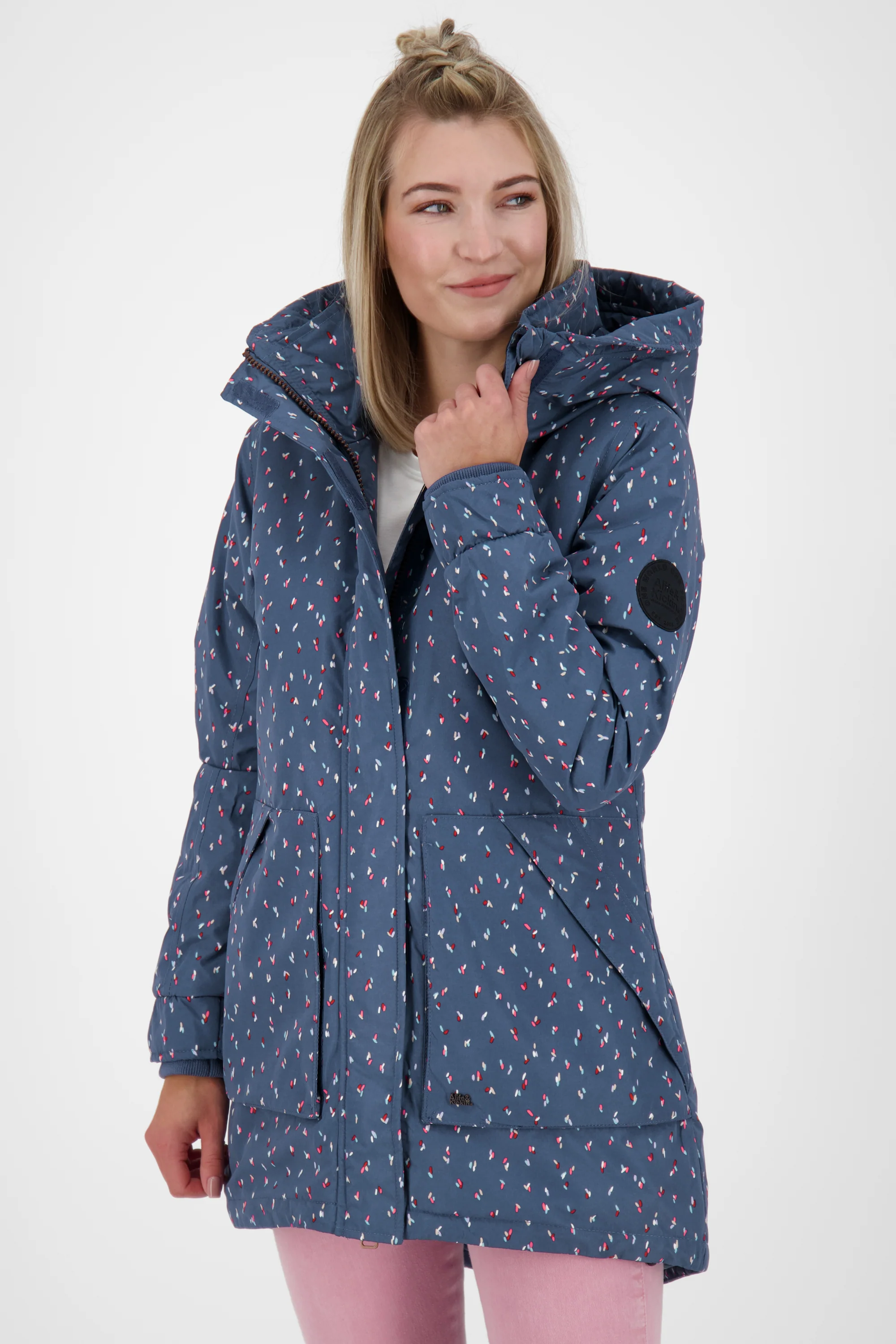 Bild von Lange Damenjacke FloraAK B - Dein modisches Highlight Dunkelblau