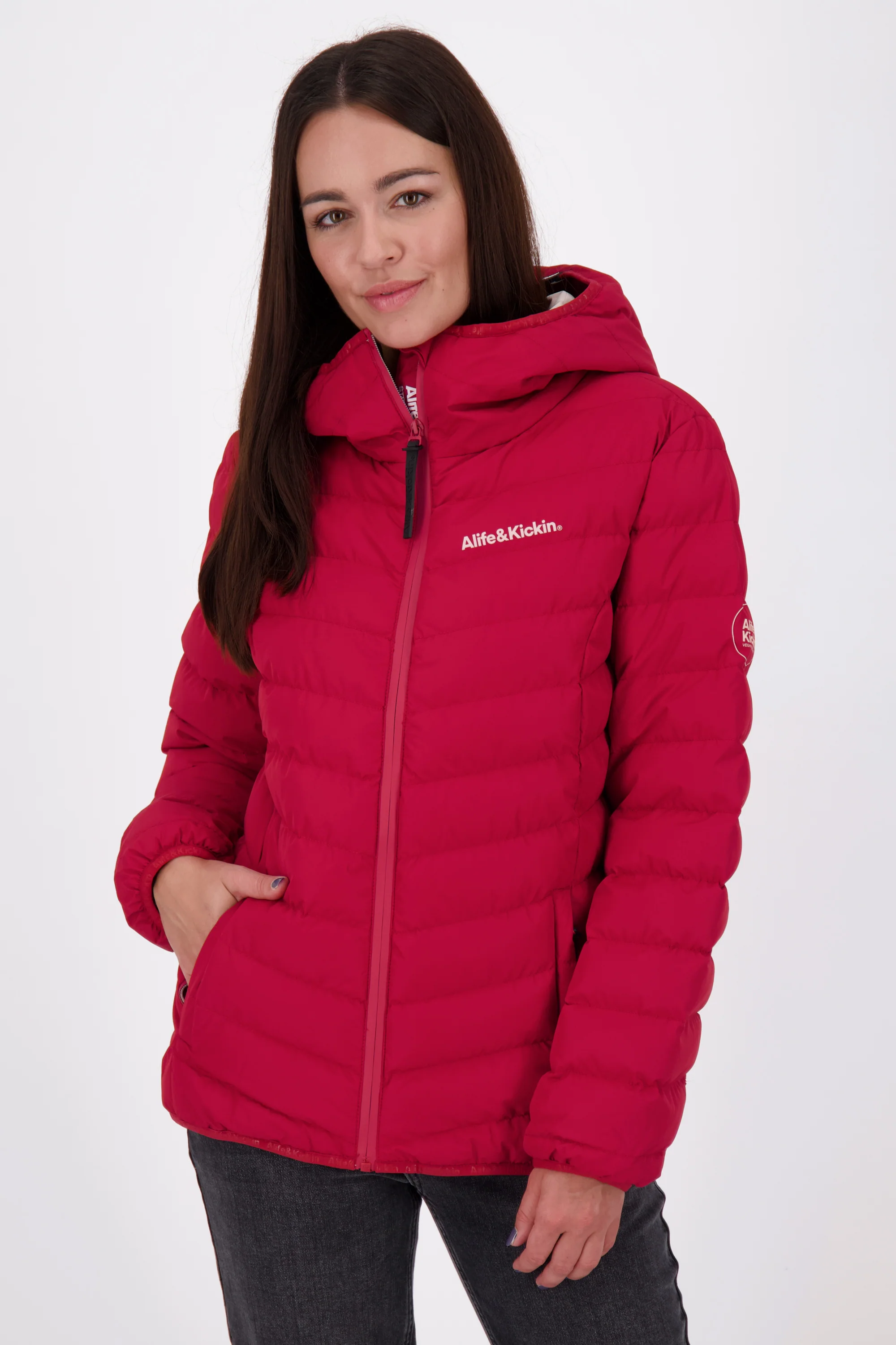 Bild von Damenjacke RabeaAK A von Alife and Kickin - warm, stylisch & funktional Dunkelrot
